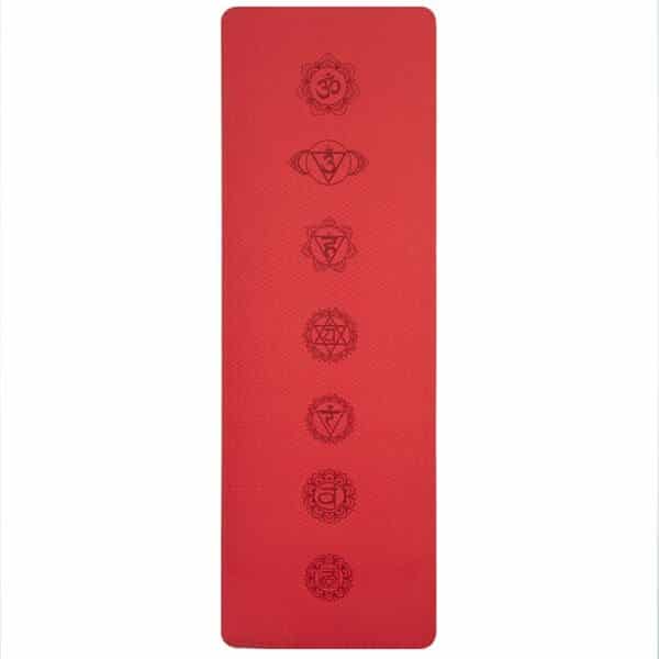 Tapis Yoga Tpe Bio - rouge