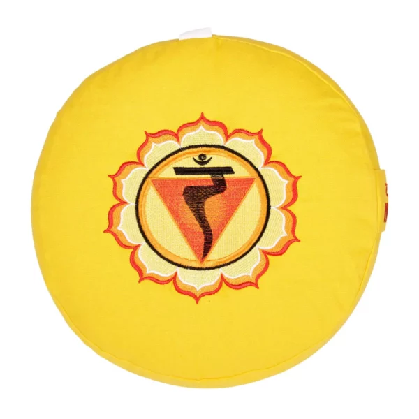 Coussin de Yoga Jaune / 3ème Chakra